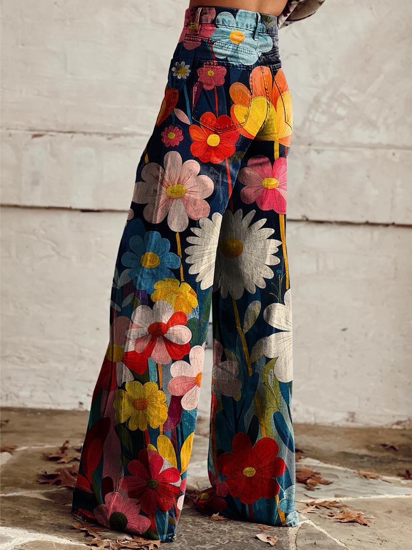 Ramona | Modern Floral Pants